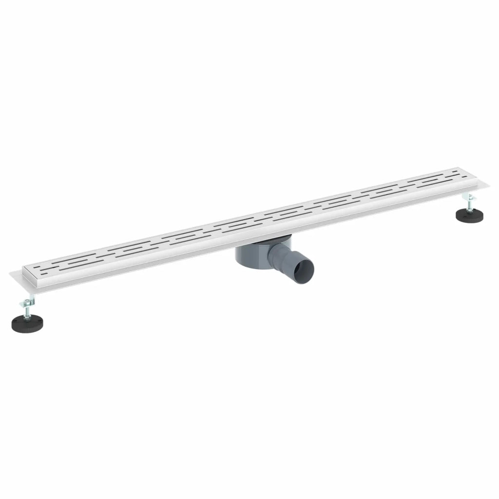 Scarico doccia con copertura in vetro e sifone a 360° 100 cm 42015984