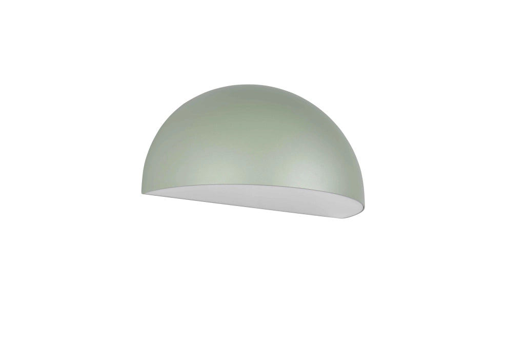 Applique da esterno, metallo, verde, L 27 cm, Maas