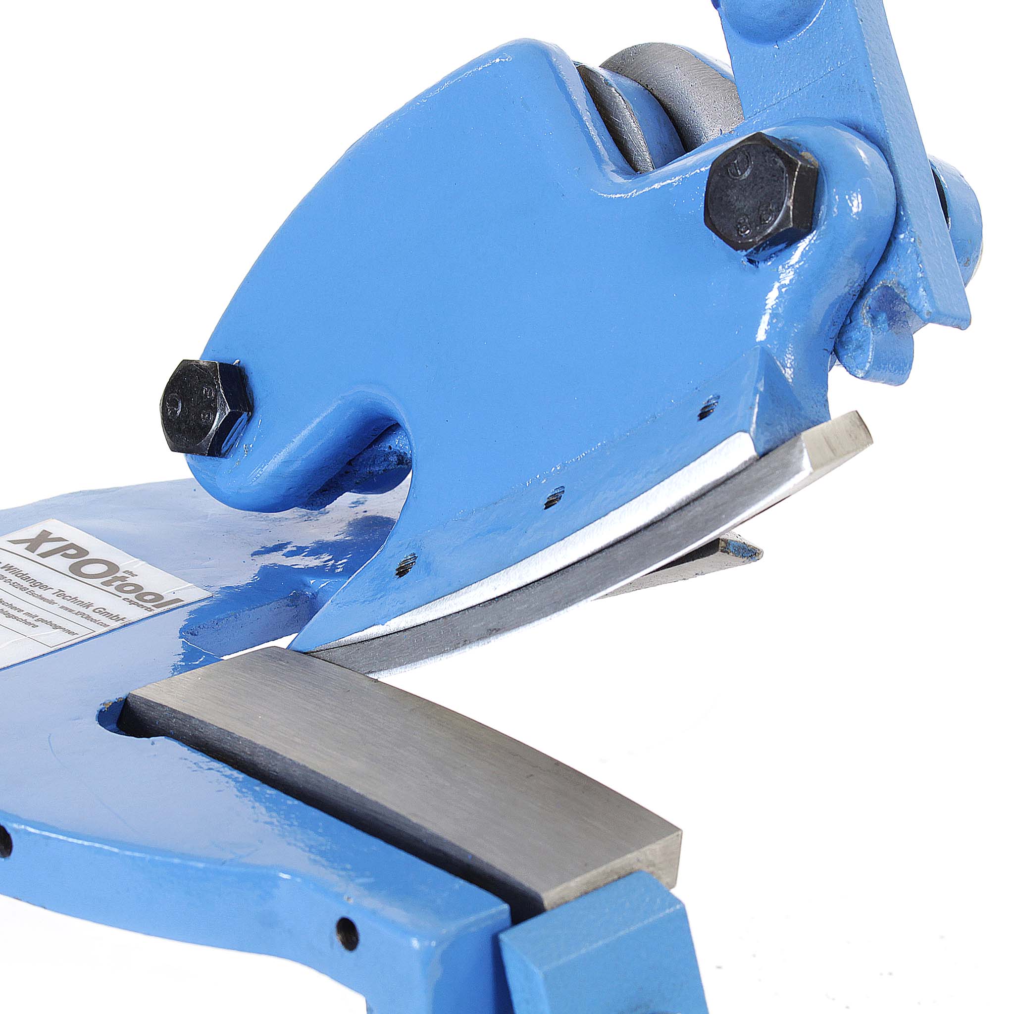 Cesoia a leva con lama curva 100 mm per lamiere tagli dritti e rotondi Cesoia a ghigliottina