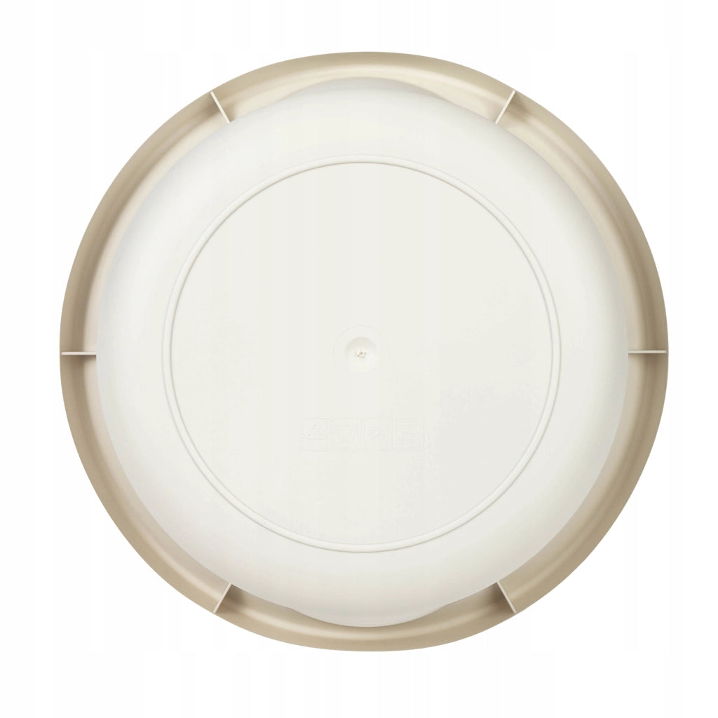 Bacinella per bucato KADAX, 4 litri, in plastica, rotonda, colore bianco.