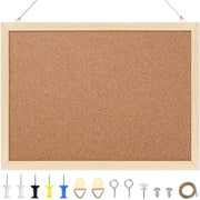 Pannello di attacco con cornice in legno - compatto e completo di accessori di fissaggio - 20x30cm