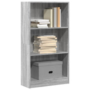 Libreria-Scaffale per Libri-Mobile di Stoccaggio Grigio Sonoma 60x24x109 cm in Truciolato