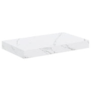 Scaffale da parete | Ripiano a parete | Mensola a parete Marmo Bianco 40 x 23,5 x 4 cm