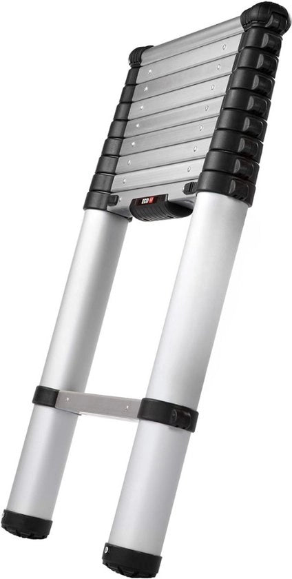 Scala Telescopica - Scala Telescopica a Volo - Altezza di Lavoro - Alluminio - Adatto per Uso Privato e Professionale - Scala Telescopica a Volo - Massimo Carico 150 kg