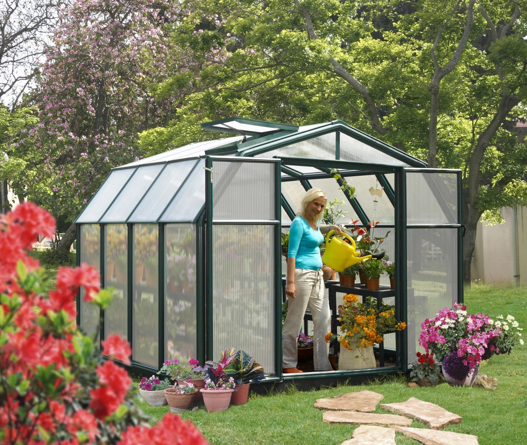Canopia Hobby Gardener Doppio Strato Serra Da Giardino in Policarbonato 266X266X208 cm Verde