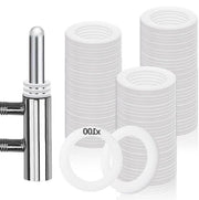 Fitschenringi in plastica per porte interne - 100 pezzi - Chiavi per serramenti porte - Ø 1020 mm x 15 mm x 2 mm - Senza usura - Per porte standard