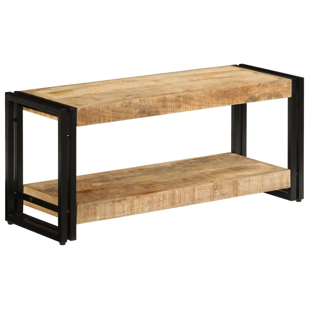 Pratico mobile porta TV/credenza di design 90 cm legno massello di mango 2502028
