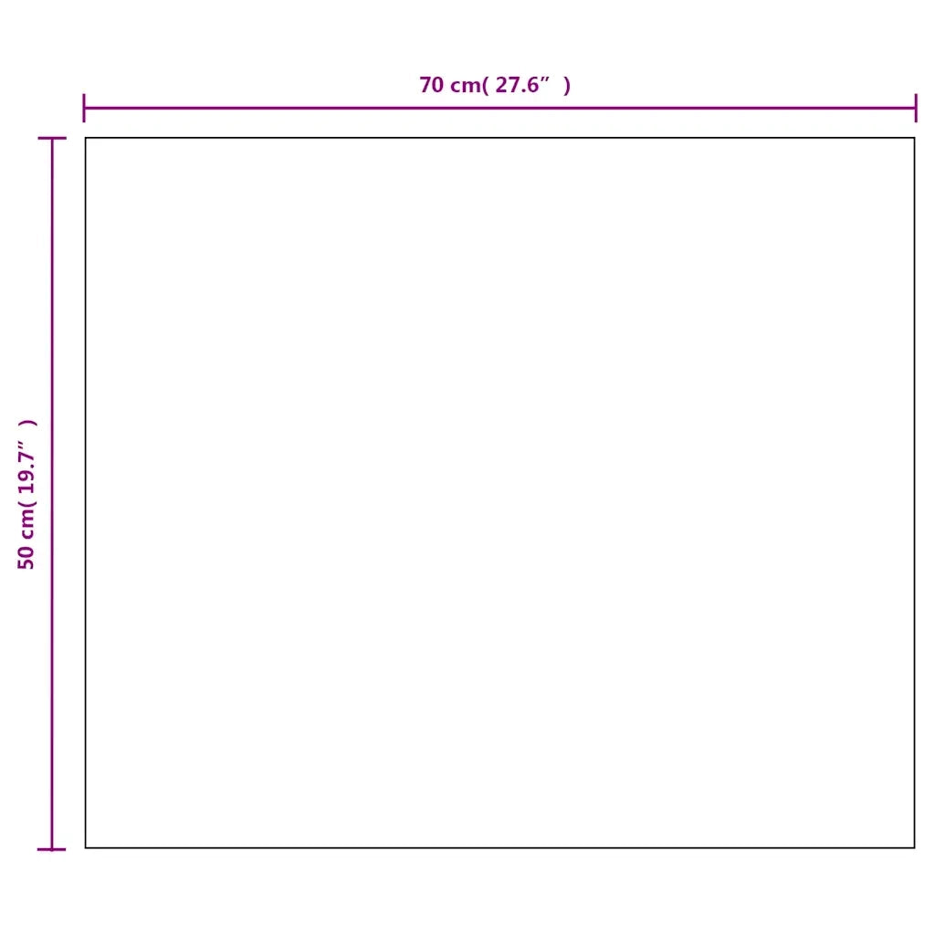 Specchio Senza Cornice 70x50 cm in Vetro 283645
