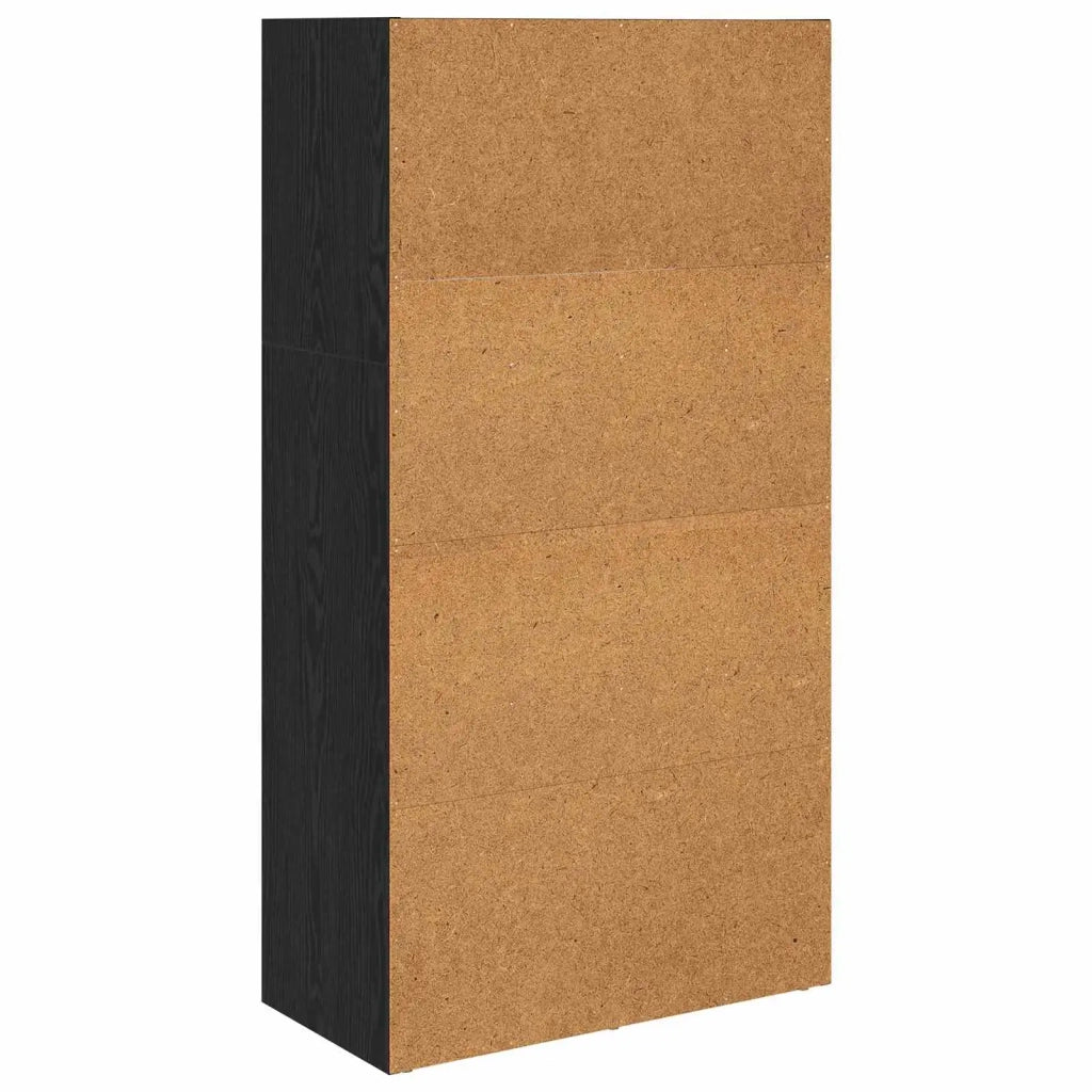Libreria Rovere Nero 60 x 30 x 114 cm Legno multistrato