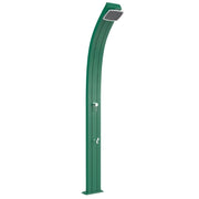Doccia Tradizionale In Alluminio Spring Con Miscelatore E Lavapiedi Colore Verde Scuro Cv-A125/6016