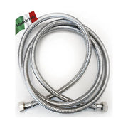 TUBO Carico Lavatrice lavastoviglie cm 250 3/4 FF trecciato inox Made in Italy.