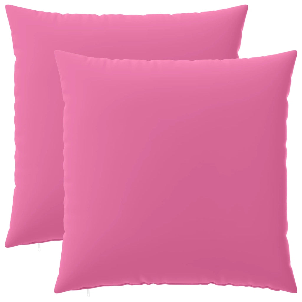 Federa 2 pcs HEERLEN Rosa 60 x 60 cm Poliestere 912703