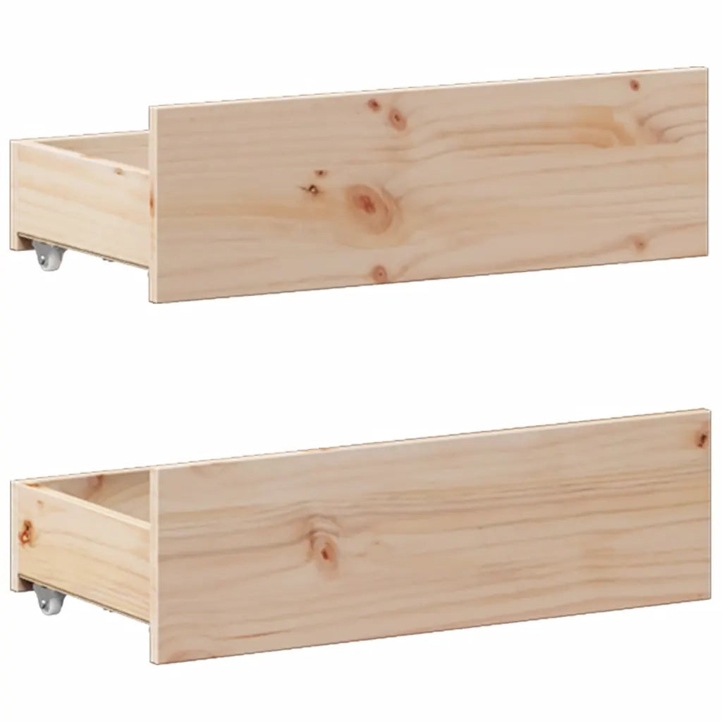 Giroletto senza Materasso con Testata 150x200 cm Massello Pino 3308762
