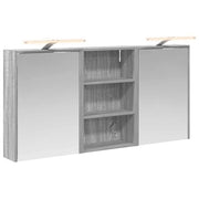 Set di Armadi da Bagno | Armadio da bagno con lo scaffale 3 pz 126 x 16 x 62.5 cm