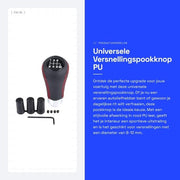 Manuale di cambio universale a 6 velocità - inclusa 3 guide - facile da installare - compatibile con diametri 8-12 mm - robusto e fissabile - leva di cambio