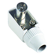 SPINA / PRESA TV COASSIALE A SQUADRA spina Ø mm 9,5 - blister- 10 pezzi  - METRONIC