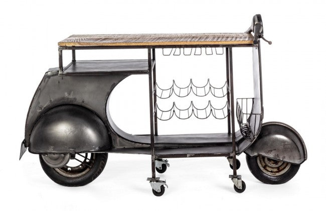 Consolle Bar 183x43x105h cm Scooter Retrò Replica