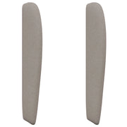 Orecchia della Testata Beige 80 x 23 x 6 cm Tessuto CFW5873425