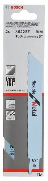 2608656038 - Set 2 lame per sega universale S 922 EF Flexible for Metal