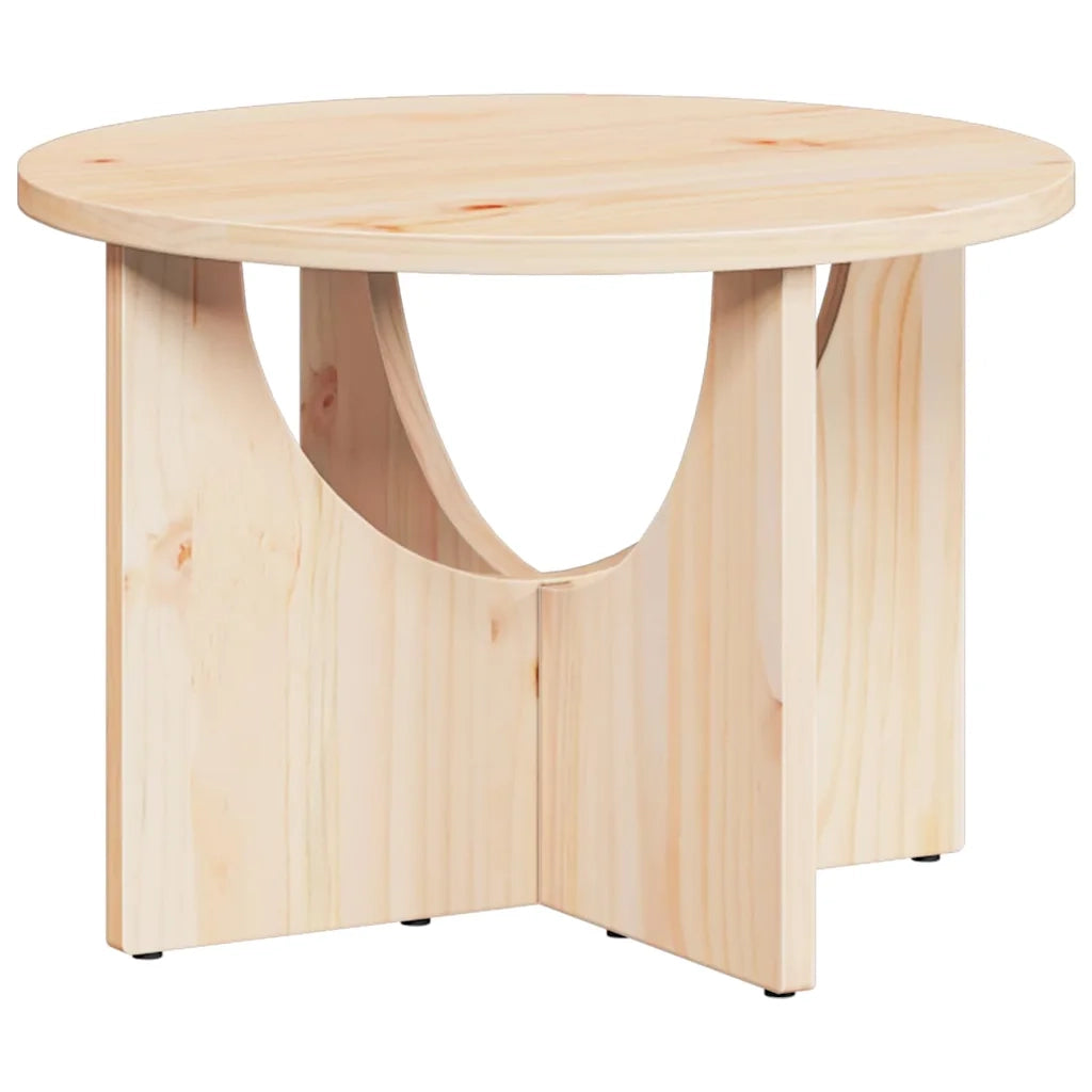 vidaXL Tavolino da salotto Naturale 50 x 50 x 35 cm