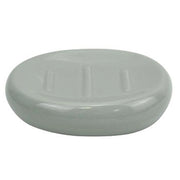 Trade Shop - Piattino Per Sapone Ceramica Grigio Portasaponetta Moderno Accessori Bagno 79254 -