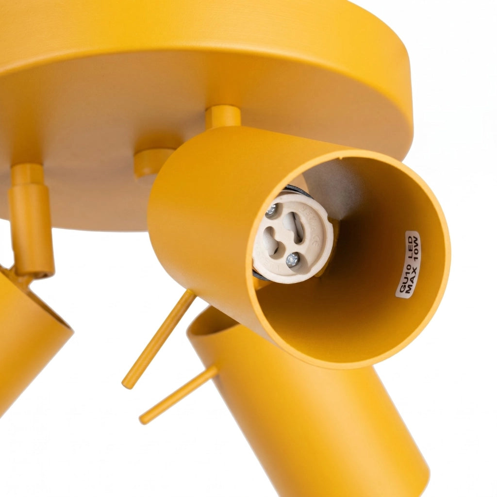 Plafoniera RING 3P giallo