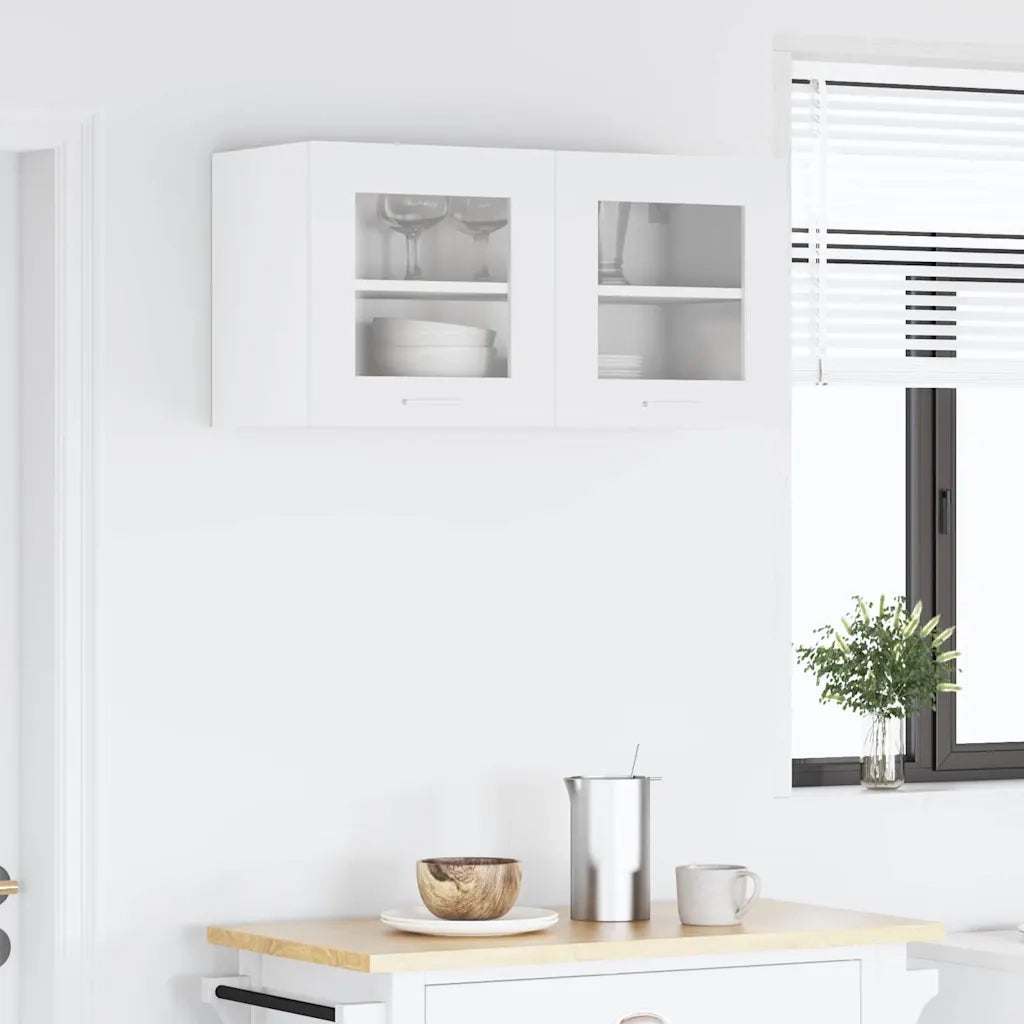Armoire suspendue Blanc 80 x 31 x 40 cm Bois d'ingénierie