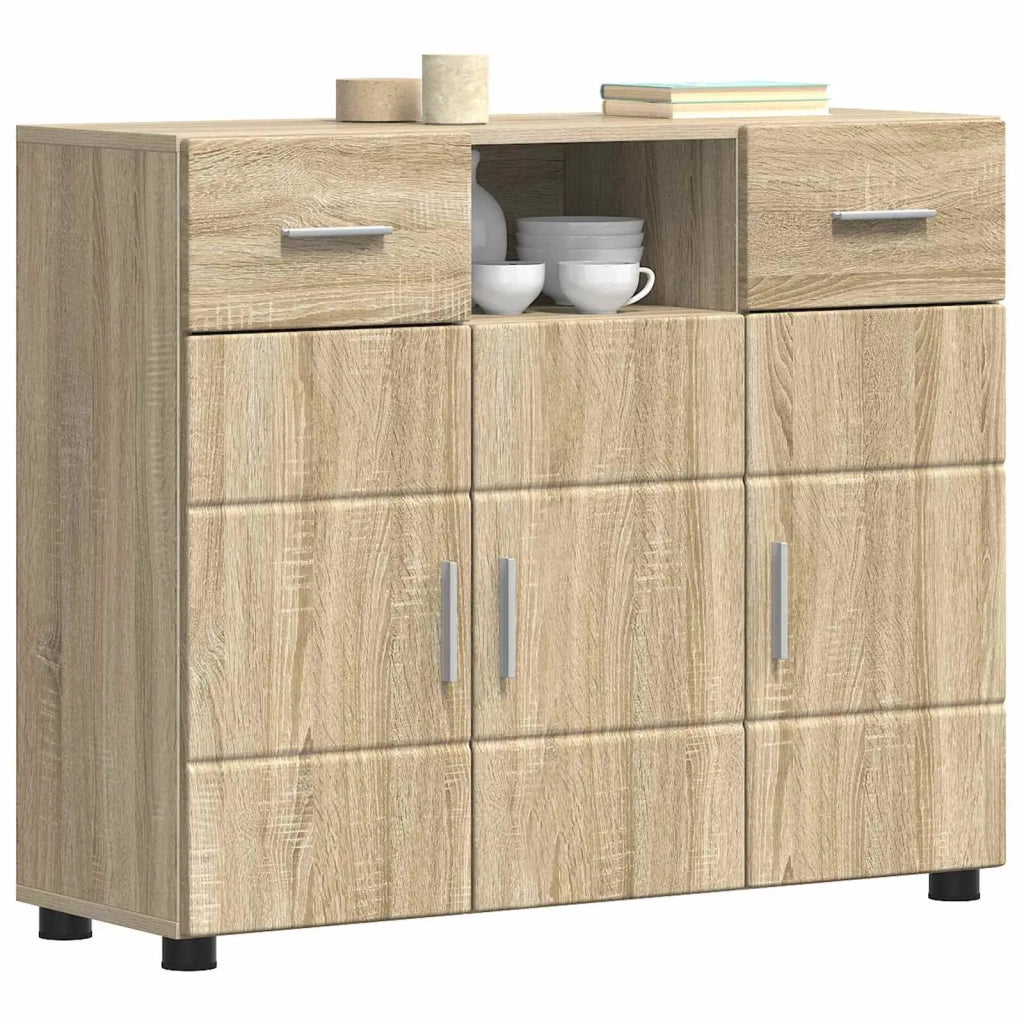 Armadio in Legno con cassetto Rovere Sonoma 88,5 x 30,5 x 73 cm 880283