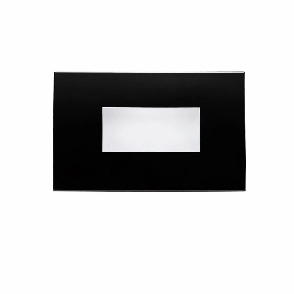 Kit 9 faretti segnapasso a LED Nero da incasso 503 in vetro IP65 CCT 3 colori 4W luce scale parete interno esterno