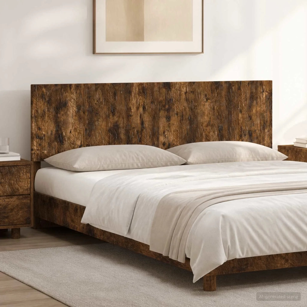 Testiera da Muro DELFT Rovere Fumo Legno ingegnerizzato 897150