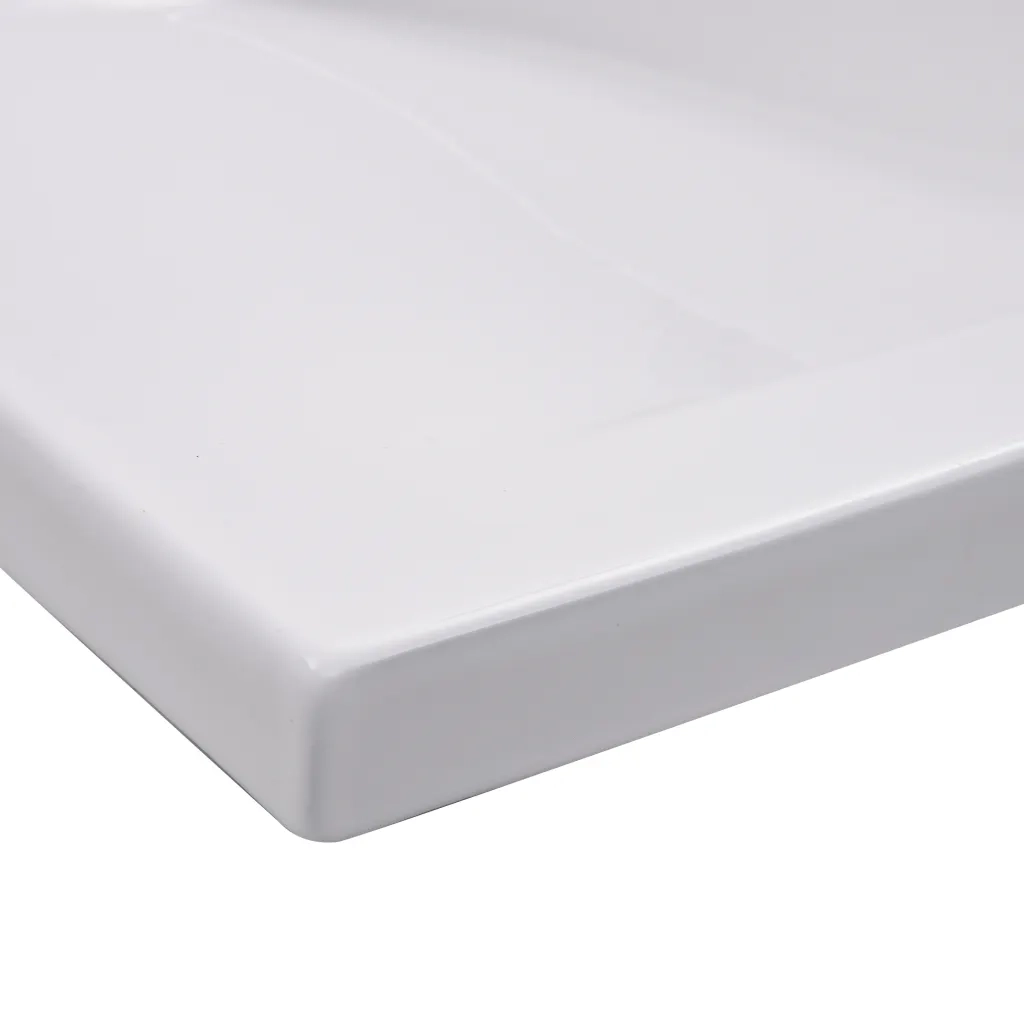 Lavabo da Incasso 101x39,5x18,5 cm in Ceramica Bianco cod mxl 54011