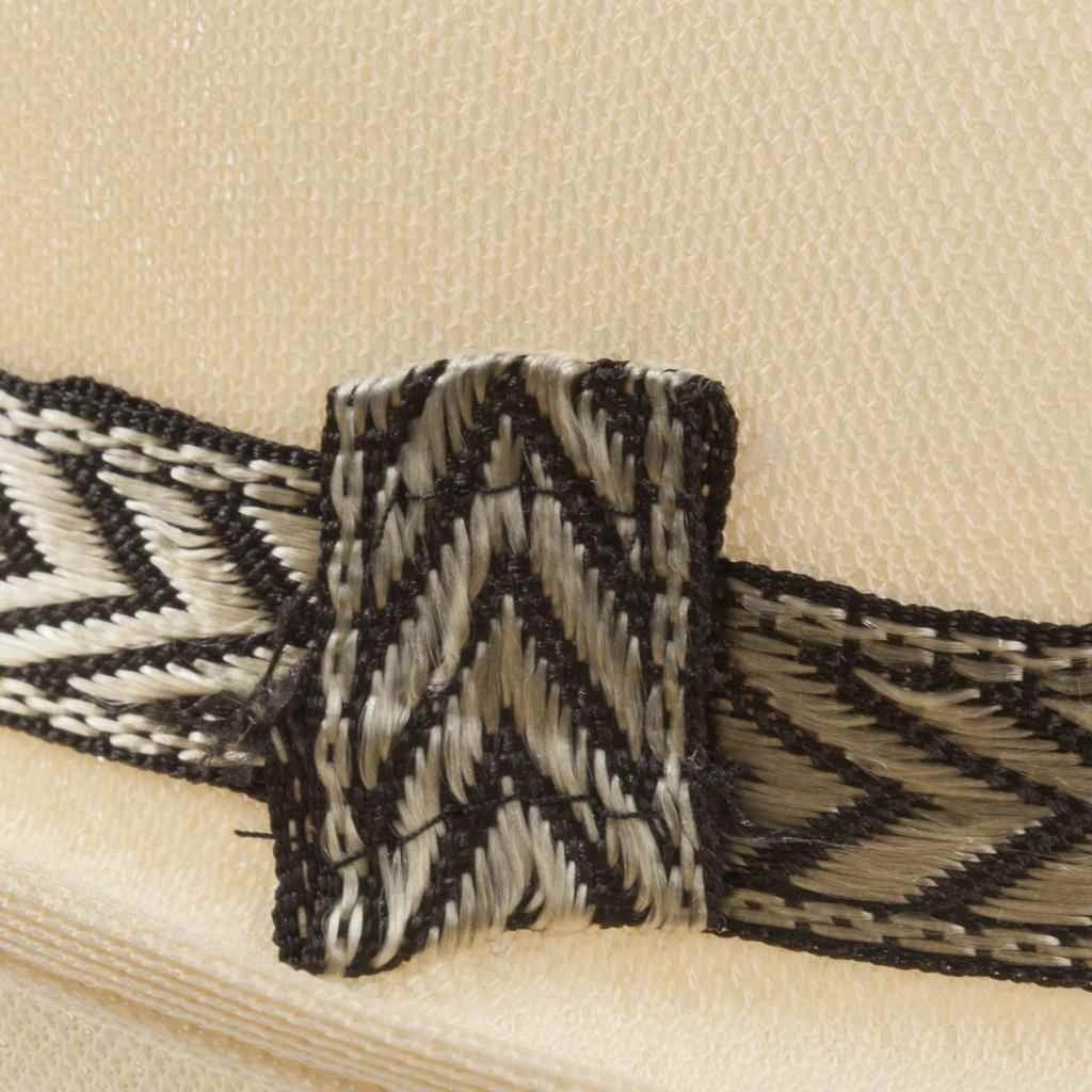 Cappello fedora panna con nastro 58