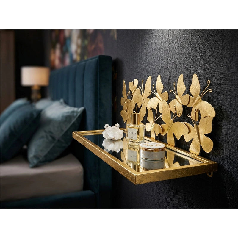 Comodino Mensola Butterflies Coppia cm 43x19,2x16,5