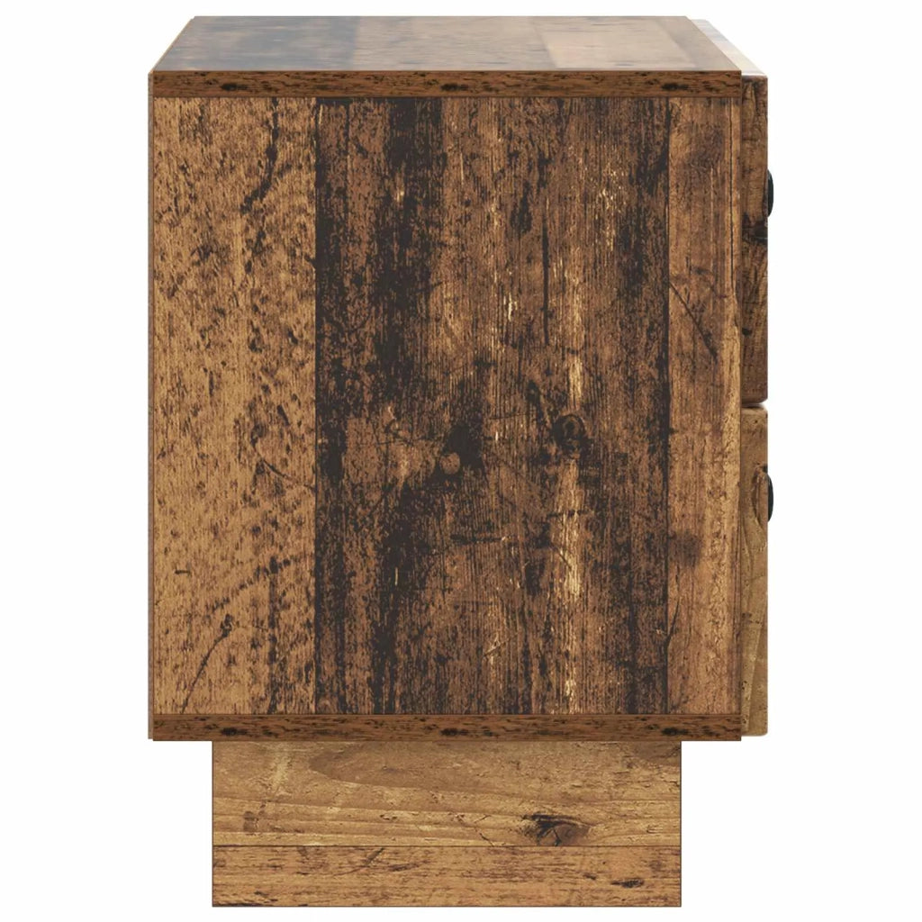 Armadio da Notte con cassetto Legno antico 62 x 34,5 x 47,5 cm 893863