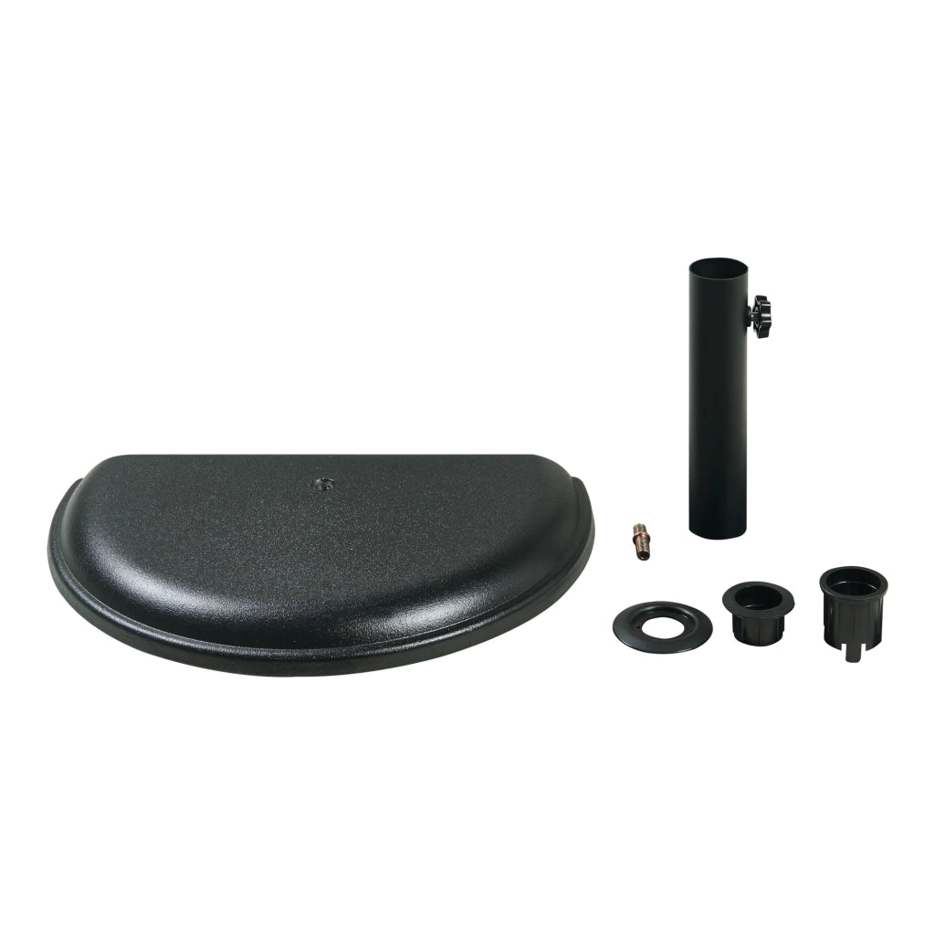 Base per ombrellone da giardino adatta per pali da 33 37 41 e 48 mm nera 03_0010254