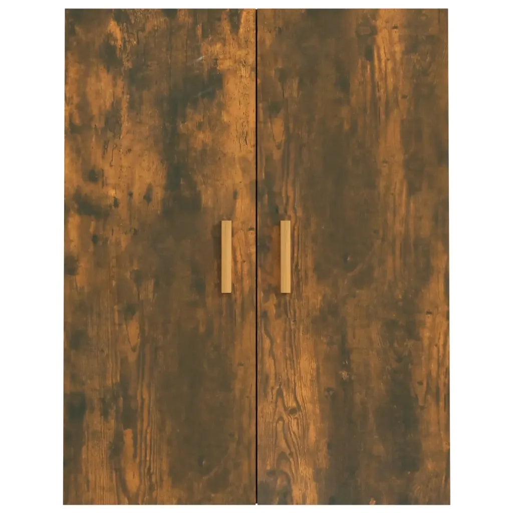 Armadietto Pensile a Parete Rovere Fumo 69,5x34x90 cm cod mxl 13067