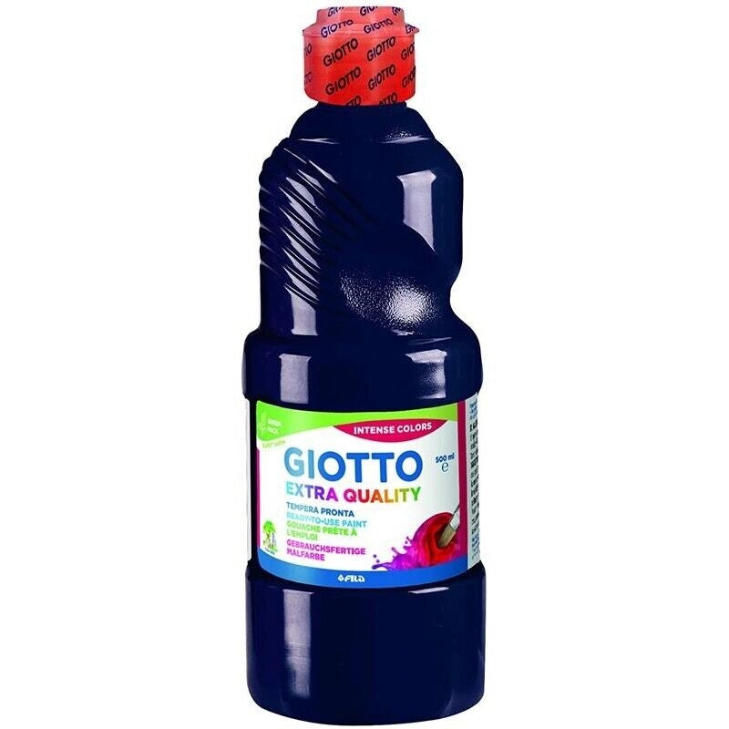 GIOTTO TEMPERA 500ML NERO LAVABILE SENZA GLUTINE
