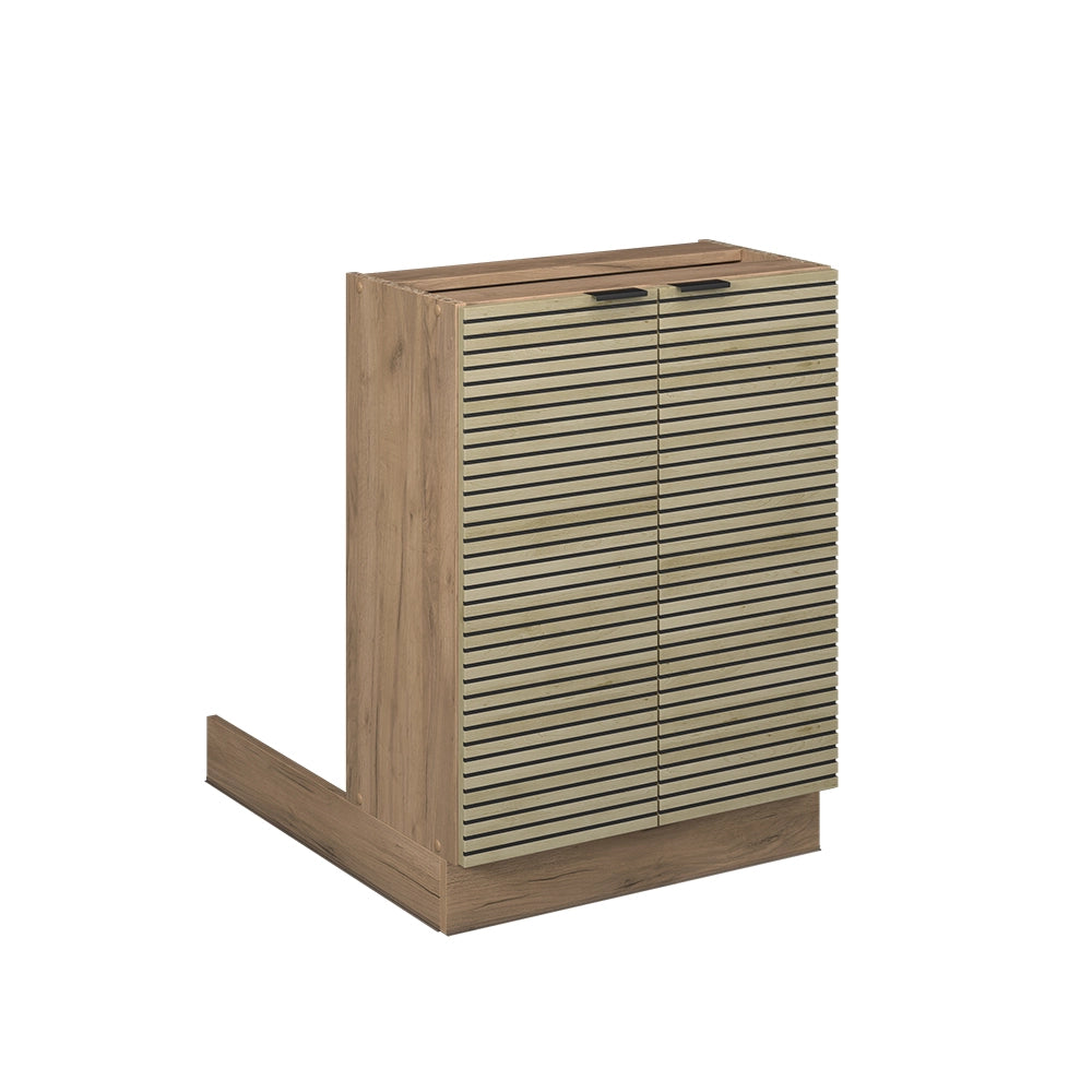 Isola da cucina Fame-Line Pannello in quercia/Rovere dorato 60 cm senza piano di lavoro Vicco