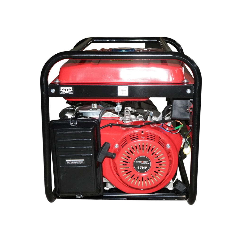 Generatore elettrico a benzina 220V 7,5KW 50Hz, 17HP avviamento a strappo Breckner Germany