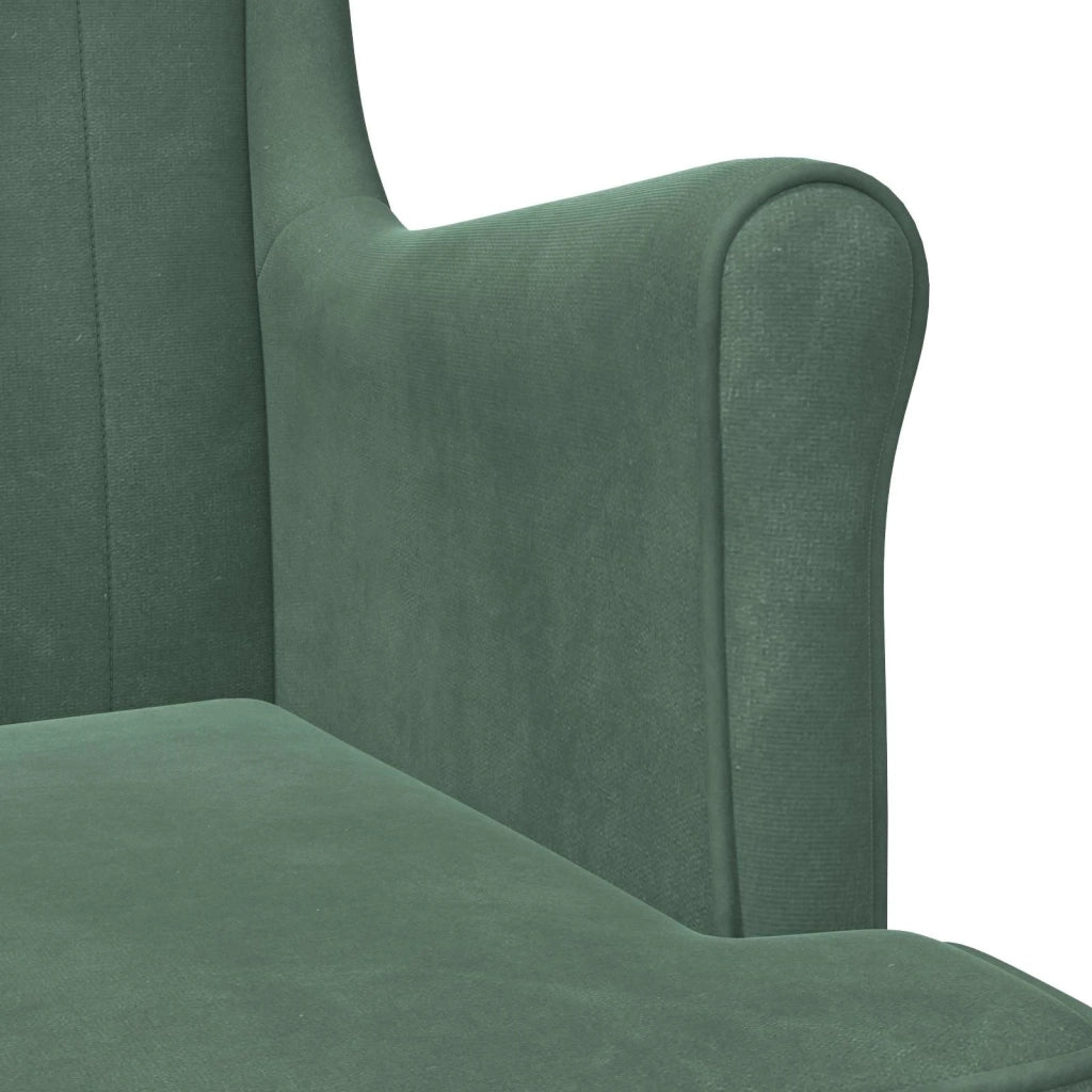 Poltrona Verde Mare Velluto 42029946