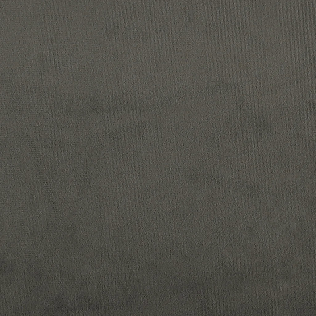 Materasso a Molle-Materasso per letto Grigio Scuro 80x220x20 cm in Velluto