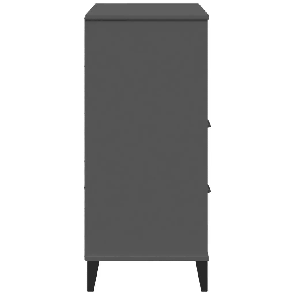 Libreria VIKEN Antracite 80x40x80 cm in Legno Multistrato 374946