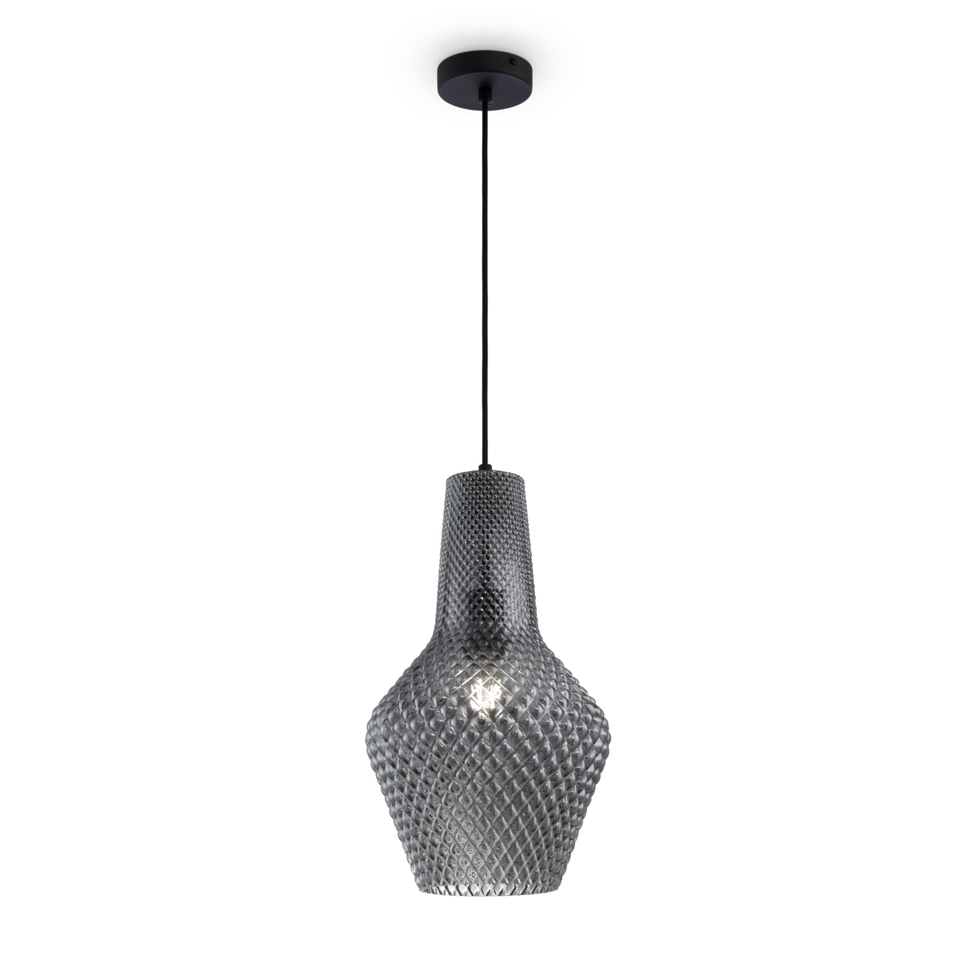 Lampada pendente Pendant in Metallo Tommy Nero