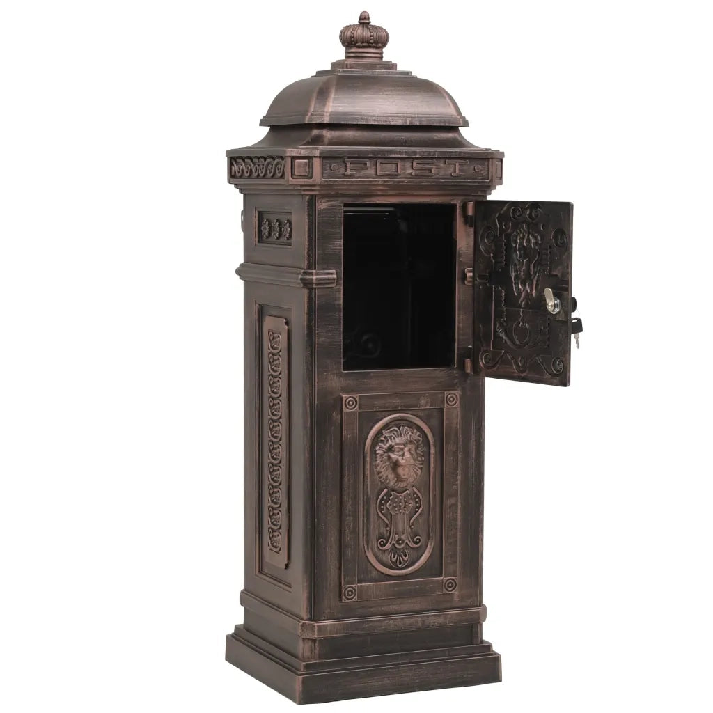 Cassetta della Posta in Alluminio Inossidabile Vintage Bronzo CFW1753205