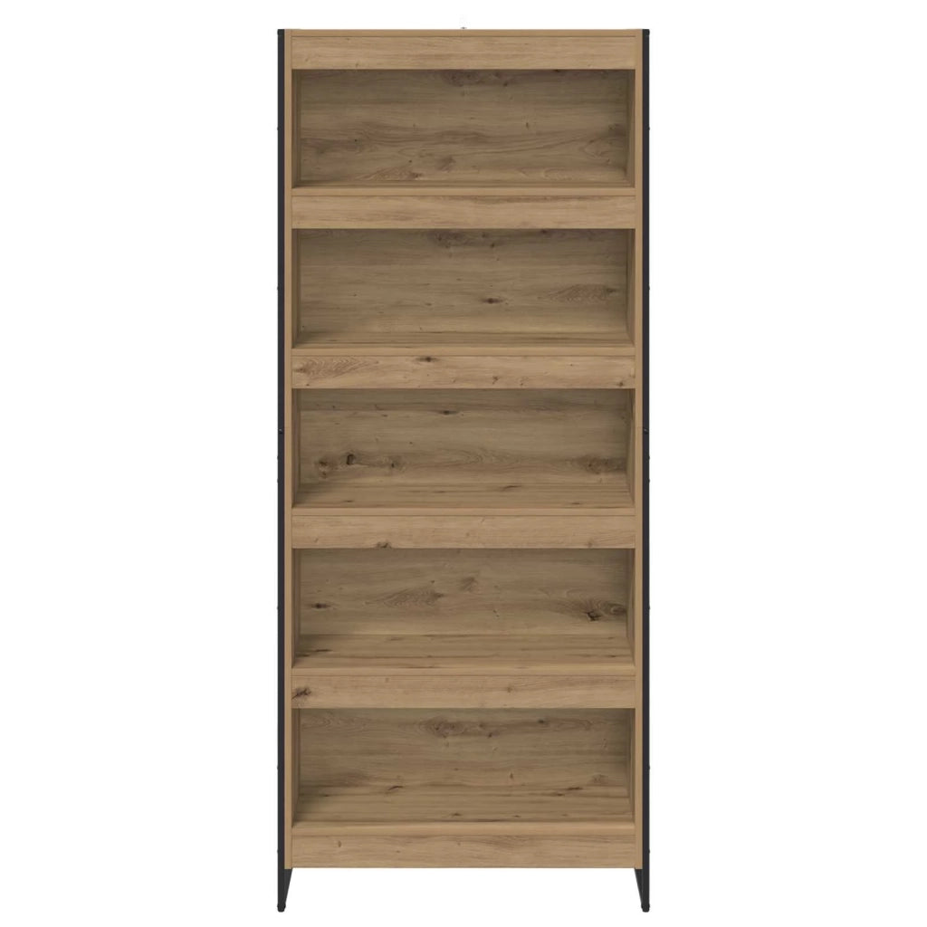 Armadio per Libri 2 pcs Rovere Artigianale 80 x 30 x 189,5 cm