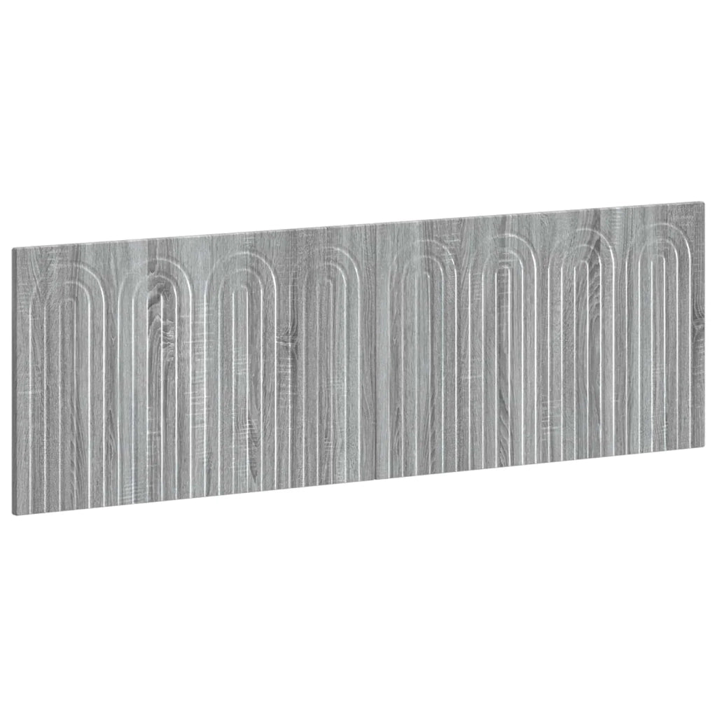 Testiera da Muro ALKMAAR Sonoma grigio Legno ingegnerizzato 896291