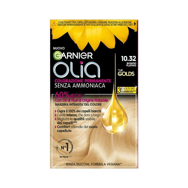GARNIERI OLIA TINTA PER CAPELLI SENZA AMMONIACA 10.32 BIONDO PLATINO