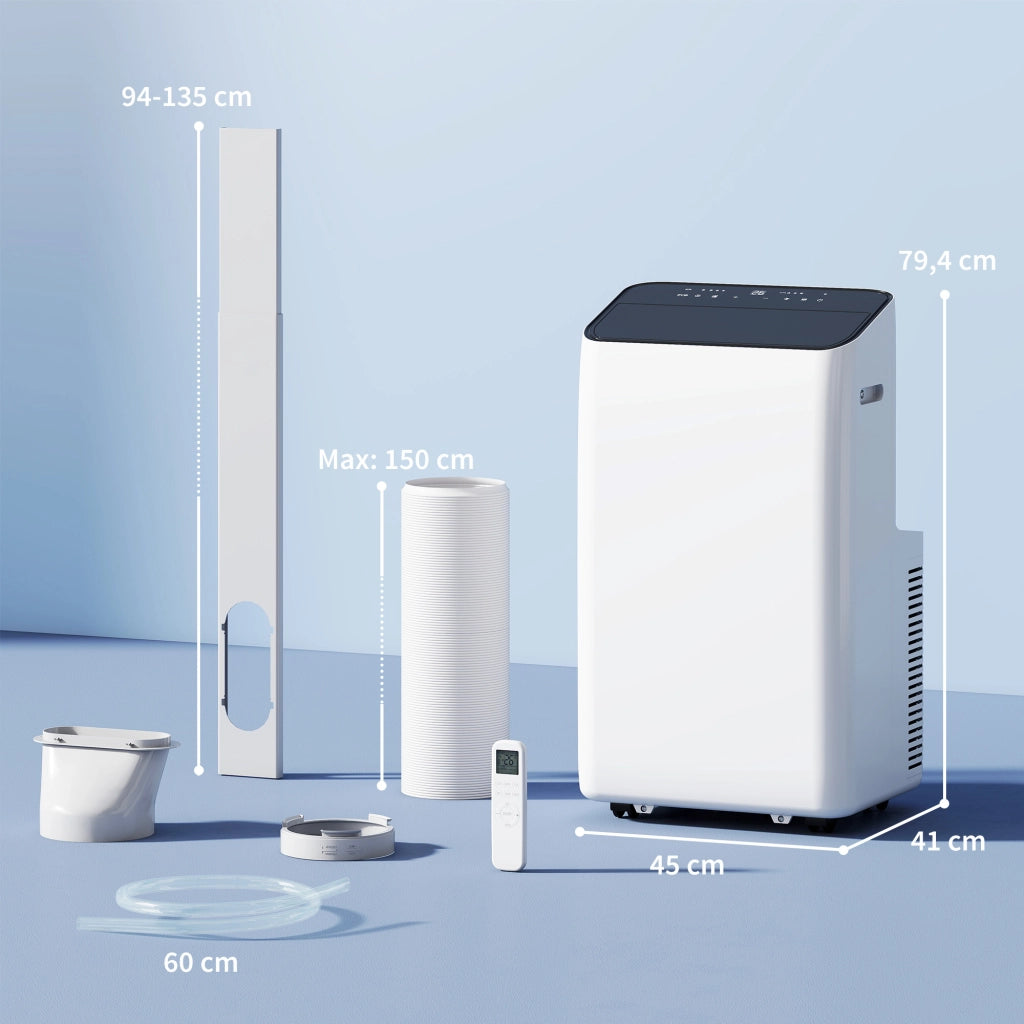 Condizionatore Portatile 12000 BTU Inverter ¨C Zephmum ¨C 60¡ã Oscillazione Timer 24H Telecomando