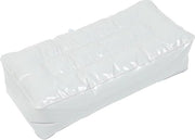 Cuscino gonfiabile per sedere - Denso, impermeabile all'acqua e adatto per pescare e bagnare - Per campeggio all'aperto (bianco)