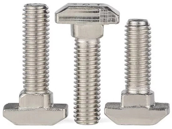 Viti a T 20 pezzi - Viti a croce - Acciaio inossidabile di alta qualità - Posizionamento automatico - Adatti per profili di alluminio - Rostfreie e corrosione-resistenti